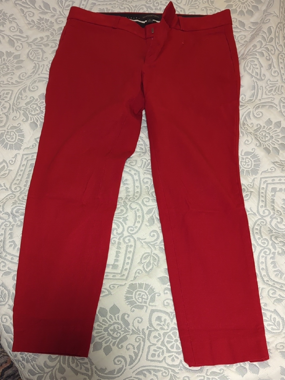 Banana Republic Red Tailored Pants